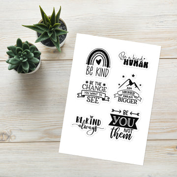 Be Kind Sticker Sheet